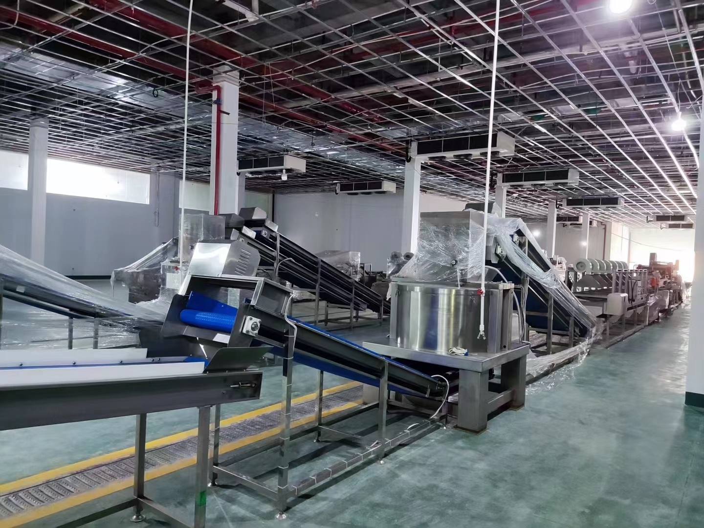 Nutritional Meal Distribution Center Project - Installation of Clean Vegetable Processing Equipment
